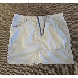 HORNY TOAD Grey Houndstooth Cargo Mini Skort Womens Size 12 Outdoor Skirt Shorts